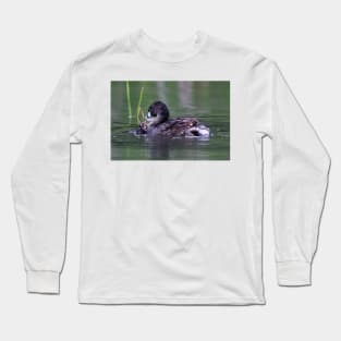 Please Sir, I want some more - Pied-billed Grebes Long Sleeve T-Shirt